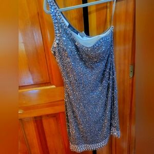 Camille dress,size 8,Silver